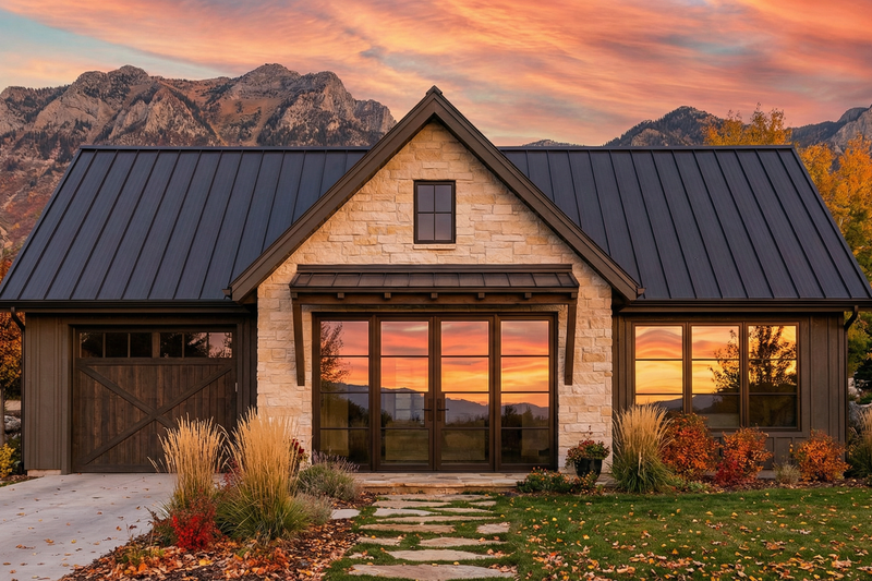 Home Plan - Country Exterior - Front Elevation Plan #1096-136