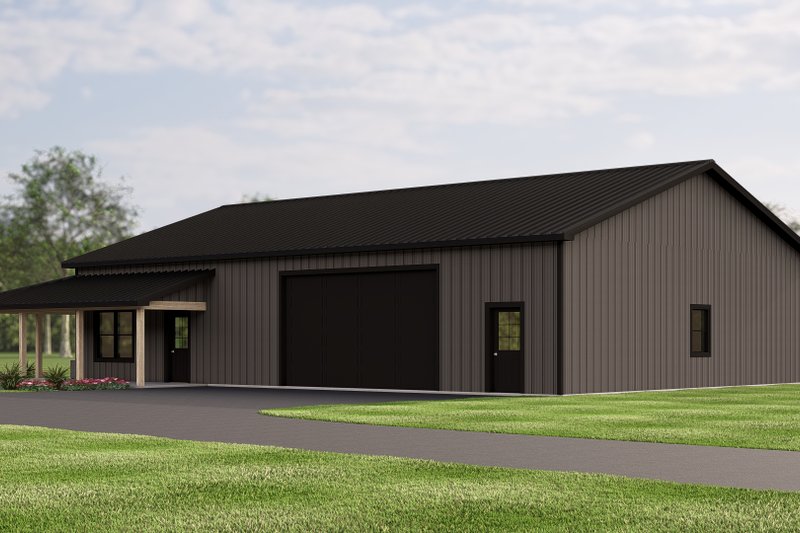 Home Plan - Exterior - Other Elevation for Barndominium House Plan #1064-392 - 1 bed, 1 bath