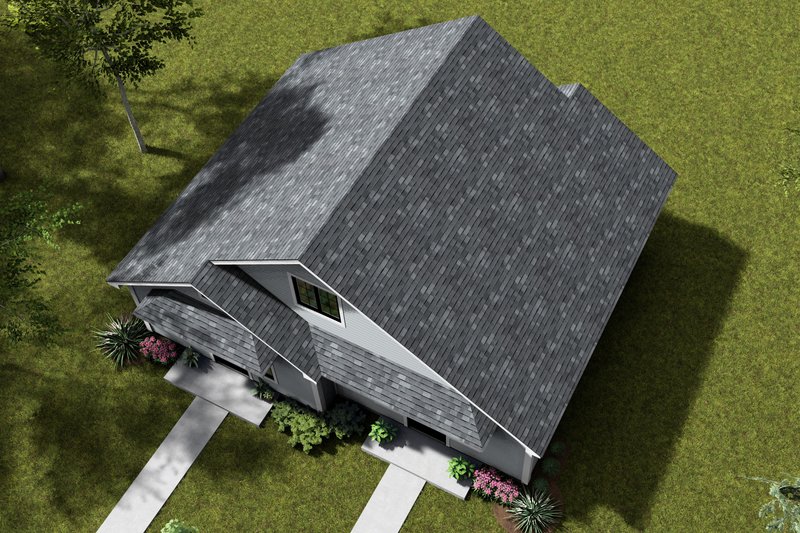 Dream House Plan - Exterior - Other Elevation 3 for Cottage House Plan #513-2272 - 1 bed, 1 bath