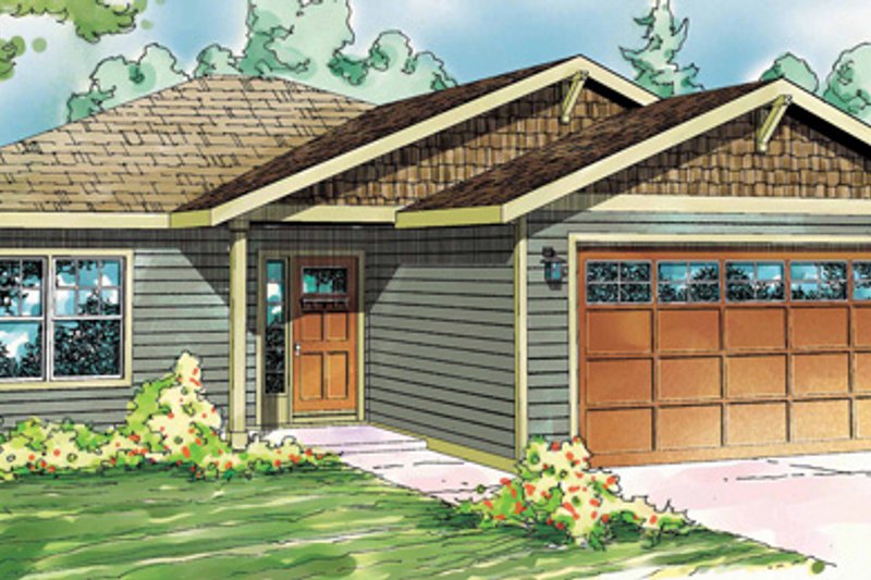Home Plan - Traditional Exterior - Front Elevation Plan #124-827