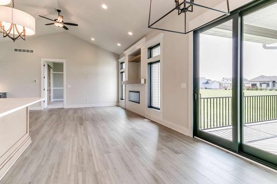 Interior - Family Room for Farmhouse House Plan #20-2462 - 3 bed, 2.5 bath