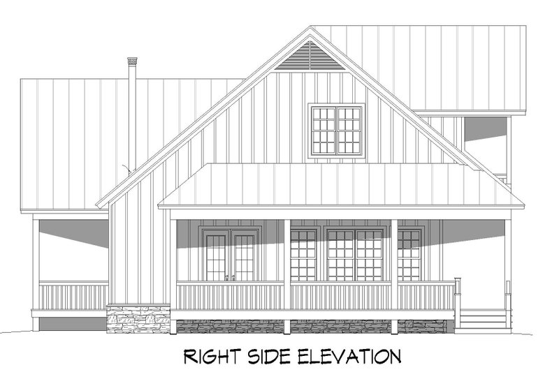 Dream House Plan - Exterior - Other Elevation 1 for Southern House Plan #932-803 - 3 bed, 3.5 bath