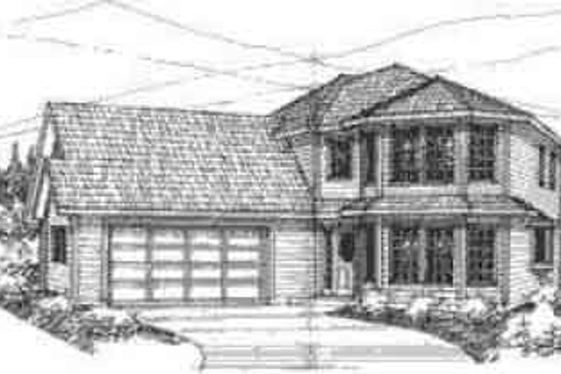 Traditional Style House Plan - 3 Beds 3 Baths 2737 Sq/Ft Plan #117-137