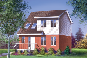 Traditional Exterior - Front Elevation Plan #25-2056