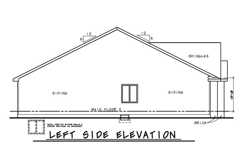 Architectural House Design - Exterior - Front Elevation 4 for European House Plan #20-2409 - 2 bed, 2 bath
