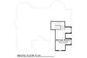 European Style House Plan - 2 Beds 2 Baths 1878 Sq/Ft Plan #70-660 