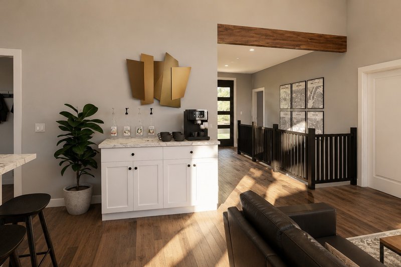 Home Plan - Interior - Family Room for Contemporary House Plan #1064-464 - 1 bed, 1.5 bath