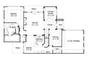 Traditional Style House Plan - 3 Beds 2.5 Baths 3050 Sq/Ft Plan #411-265 