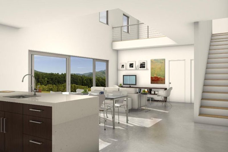 Architectural House Design - Modern Family Room