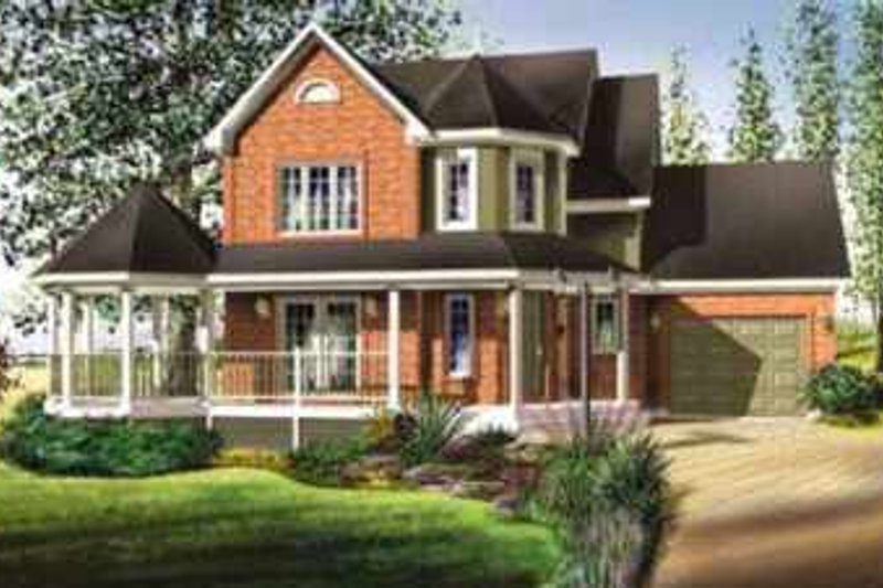 Country Style House Plan - 3 Beds 1.5 Baths 1658 Sq/Ft Plan #25-241