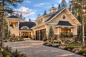 House Design - Exterior - Front Elevation for Cottage House Plan #928-404 - 3 bed, 3 bath