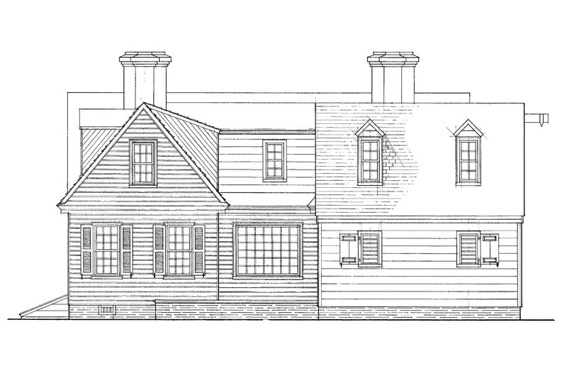 Home Plan - 3000 square foot colonial house plan with 3 bedrooms and 2 baths