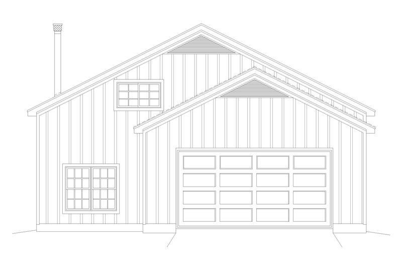 Home Plan - Exterior - Rear Elevation for Country House Plan #932-613 - 4 bed, 3 bath
