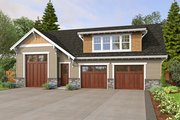 Craftsman Style House Plan - 2 Beds 1.5 Baths 987 Sq/Ft Plan #48-1049 