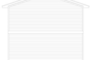 Exterior - Rear Elevation for Contemporary House Plan #932-1252 - 1 bed, 1 bath