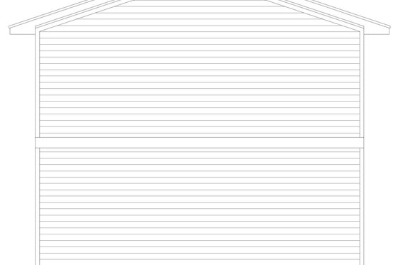 Exterior - Rear Elevation for Contemporary House Plan #932-1252 - 1 bed, 1 bath