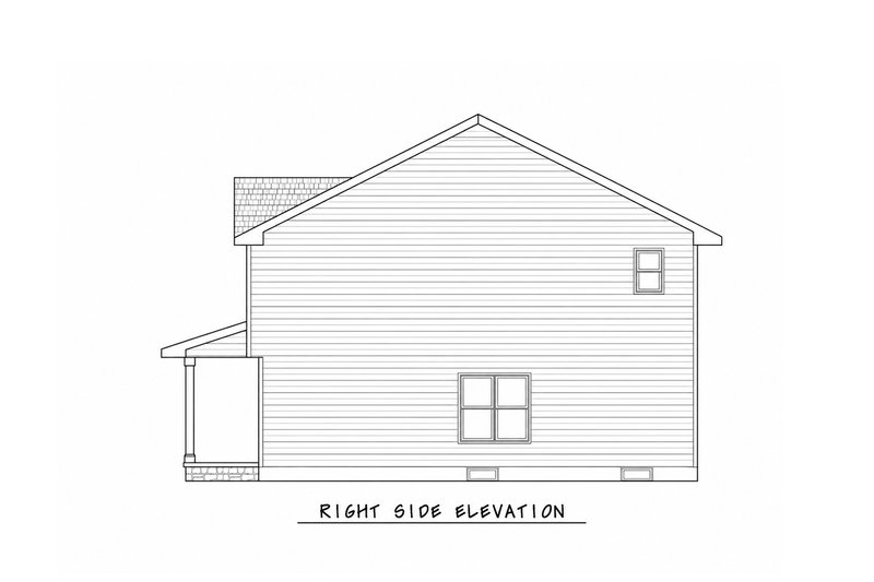 Home Plan - Exterior - Other Elevation 1 for Farmhouse House Plan #20-2662 - 3 bed, 2.5 bath