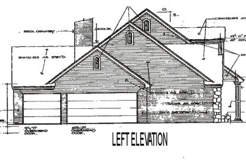 Dream House Plan - Exterior - Other Elevation for Traditional House Plan #310-626 - 4 bed, 3.5 bath