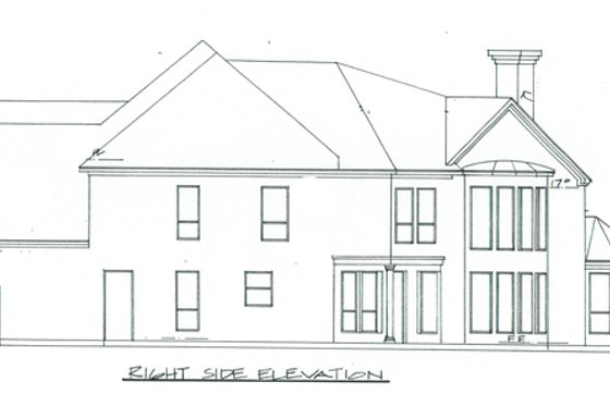 Exterior - Other Elevation for European House Plan #141-103 - 3 bed, 2 bath
