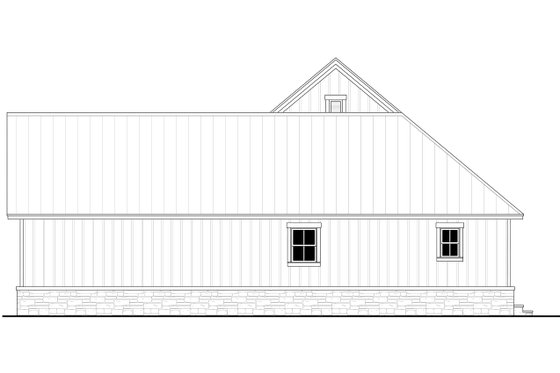 Exterior - Other Elevation 1 for Ranch House Plan #430-292 - 3 bed, 2.5 bath