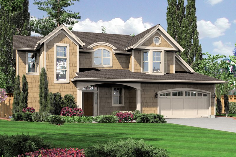 Home Plan - Craftsman Exterior - Front Elevation Plan #48-576