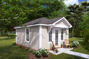 Cottage Style House Plan - 1 Beds 1 Baths 292 Sq/Ft Plan #513-2242 