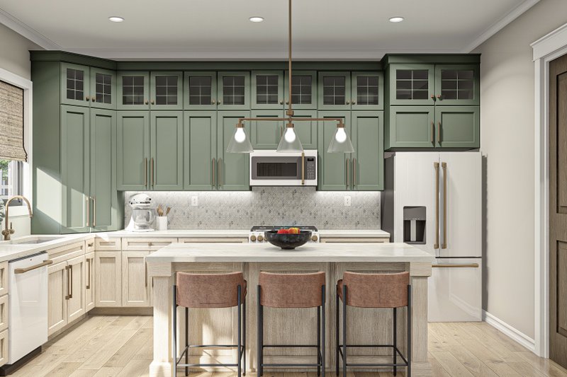 Home Plan - Interior - Kitchen 1 for Southern House Plan #455-546 - 3 bed, 2 bath