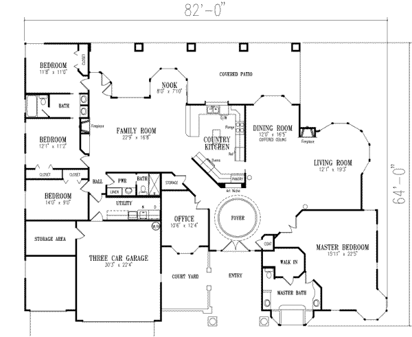 Floor Plan - Main Floor Plan #1-756