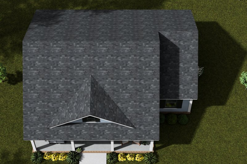 House Plan Design - Exterior - Other Elevation 4 for Cottage House Plan #513-2373 - 3 bed, 2 bath