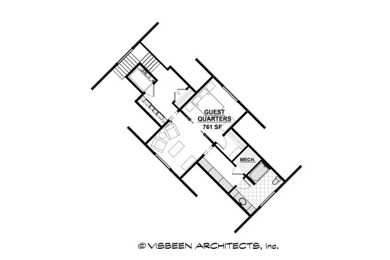 Floor Plan - Other Floor for Country House Plan #928-12 - 4 bed, 4.5 bath
