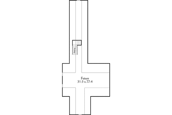 Floor Plan - Other Floor for Traditional House Plan #406-281 - 3 bed, 2 bath