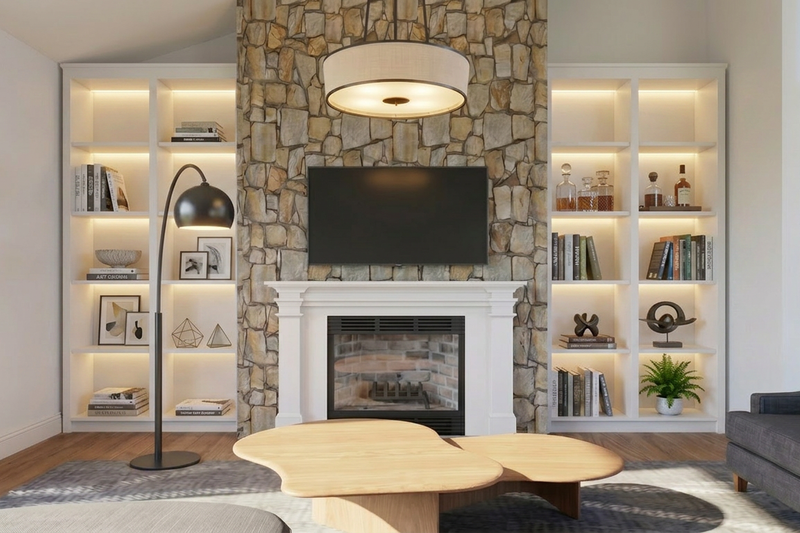 Architectural House Design - Interior - Family Room for Barndominium House Plan #1064-482 - 3 bed, 2.5 bath