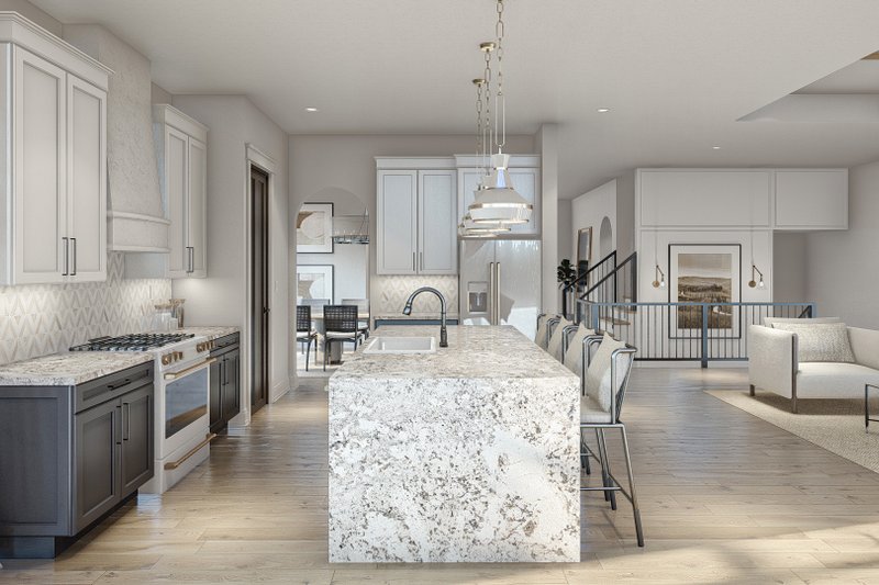 House Plan Design - Interior - Kitchen 1 for Cottage House Plan #455-541 - 4 bed, 3 bath