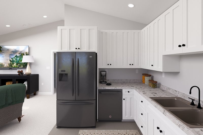 House Plan Design - Interior - Kitchen 1 for Barndominium House Plan #1060-186 - 2 bed, 1 bath