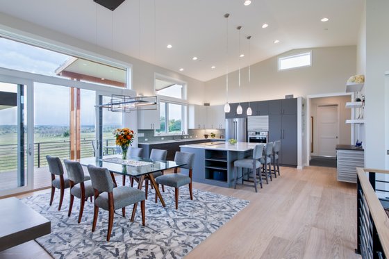 Interior - Dining Room for Ranch House Plan #1042-26 - 3 bed, 3.5 bath