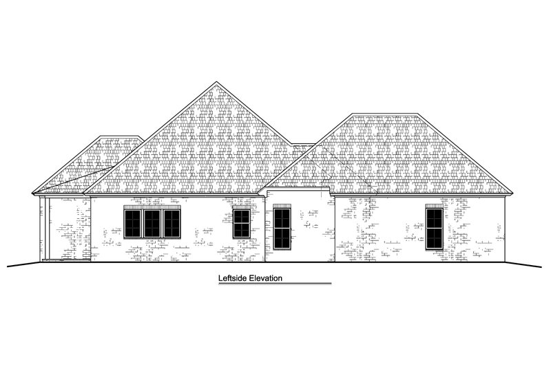 Architectural House Design - Exterior - Other Elevation for Traditional House Plan #1081-17 - 4 bed, 3 bath