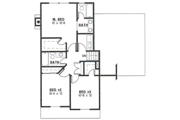 Traditional Style House Plan - 3 Beds 2 Baths 1444 Sq/Ft Plan #67-641 