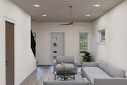 Contemporary Style House Plan - 4 Beds 3 Baths 1682 Sq/Ft Plan #932-1324 