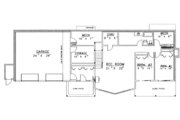 Modern Style House Plan - 3 Beds 2.5 Baths 3837 Sq/Ft Plan #117-465 