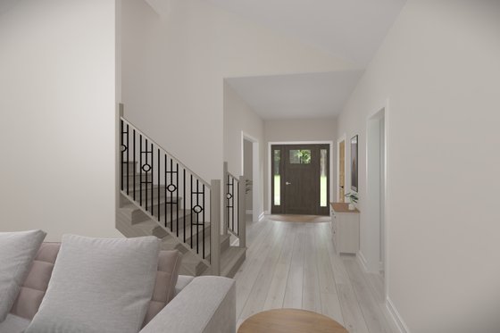 Interior - Entry for Farmhouse House Plan #1089-49 - 3 bed, 4.5 bath