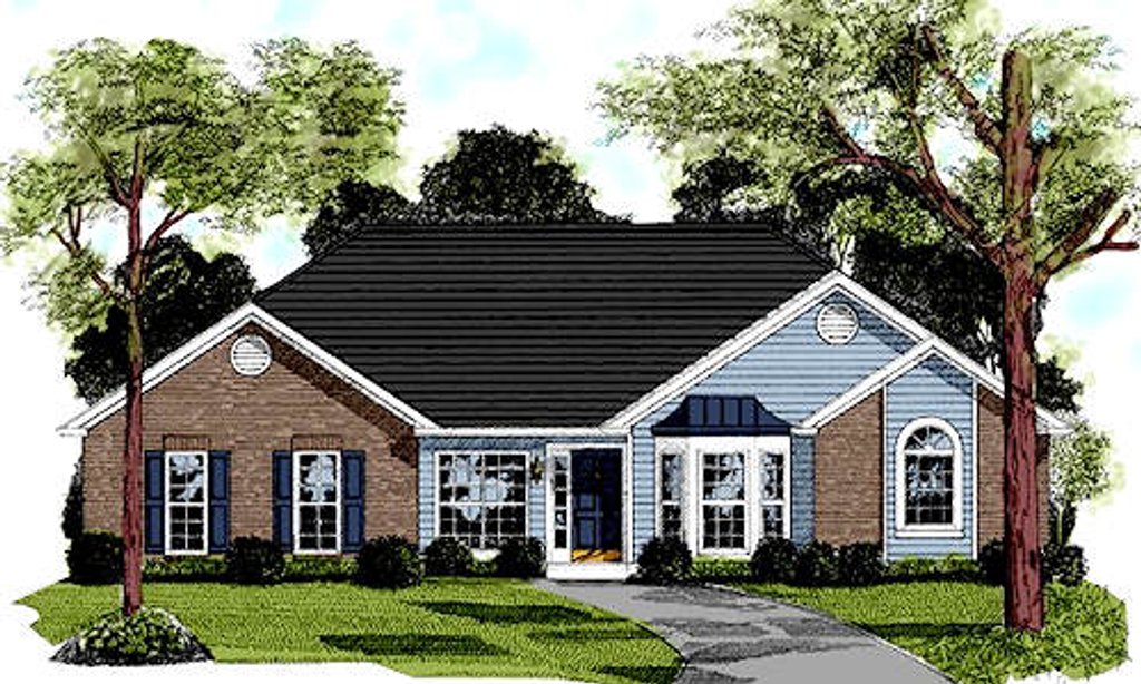 Traditional Style House Plan - 3 Beds 2 Baths 2022 Sq/Ft Plan #56-159