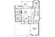 European Style House Plan - 3 Beds 4 Baths 4031 Sq/Ft Plan #84-602 