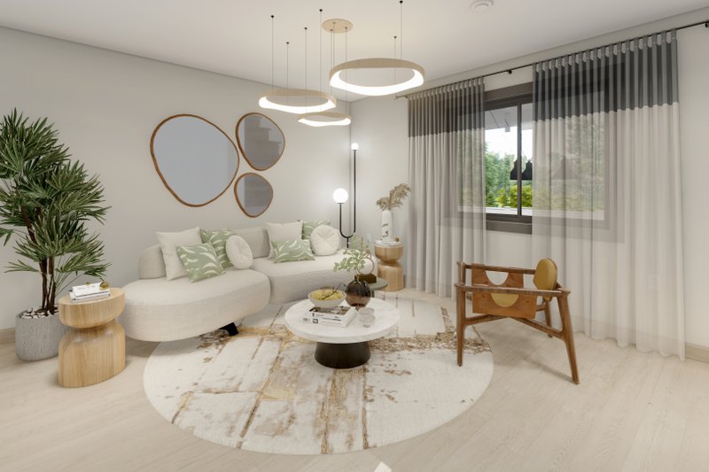 Home Plan - Interior - Family Room for Farmhouse House Plan #1060-235 - 4 bed, 2 bath