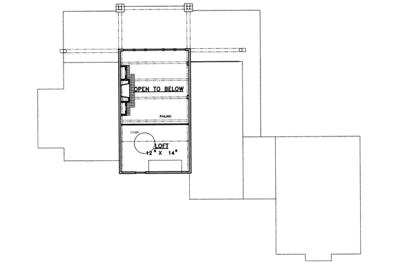 Dream House Plan - Floor Plan - Upper Floor for European House Plan #117-448 - 3 bed, 3.5 bath