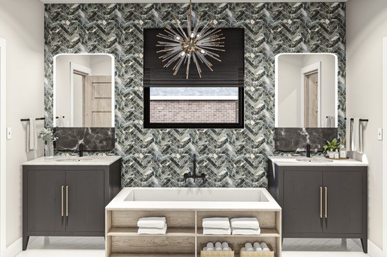 Interior - Bathroom for Modern House Plan #455-643 - 3 bed, 2 bath