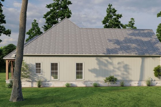 Exterior - Other Elevation 2 for European House Plan #17-2483 - 3 bed, 2 bath