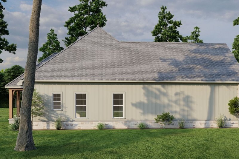 Architectural House Design - Exterior - Other Elevation 2 for European House Plan #17-2483 - 3 bed, 2 bath