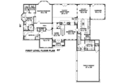 European Style House Plan - 3 Beds 3.5 Baths 4042 Sq/Ft Plan #81-1330 