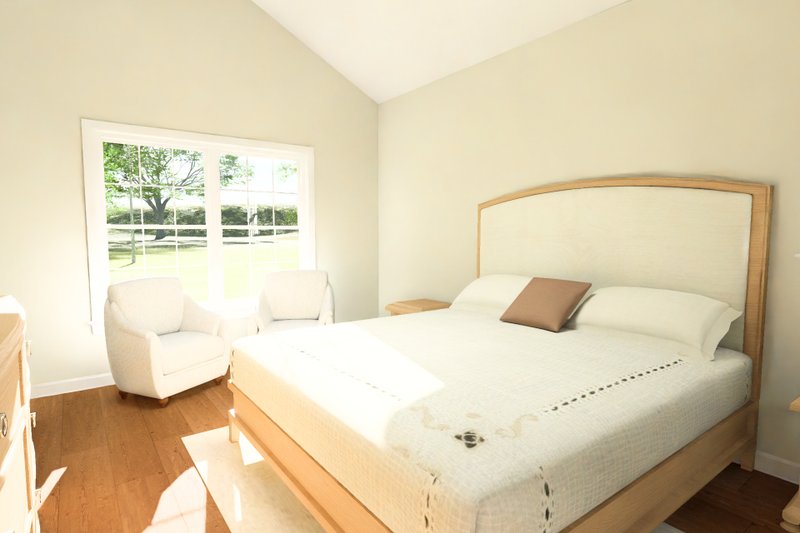 Architectural House Design - Interior - Master Bedroom for Cottage House Plan #513-2424 - 4 bed, 3 bath