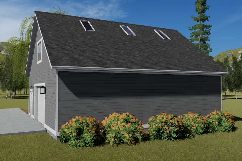 Architectural House Design - Exterior - Other Elevation 1 for Traditional House Plan #1060-86, 0.5 bath